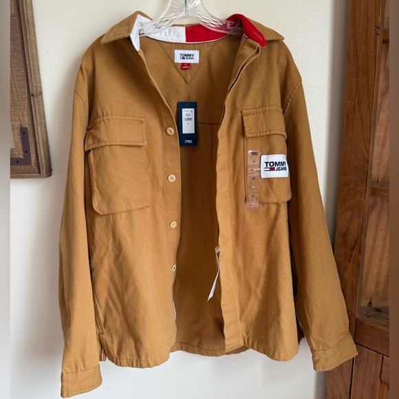 Tommy Hilfigurer Men’s Jacket Size M Over Coat Barn Coat Streetwear Chore Fall - Picture 2 of 13